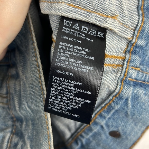 Urban Outfitters BDG Denim Jacket Jean Light Medium Blue Classic 90s - Picture 6 of 7